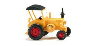 Wiking 088010 - H0 - Lanz Bulldog mit Dach - gelb